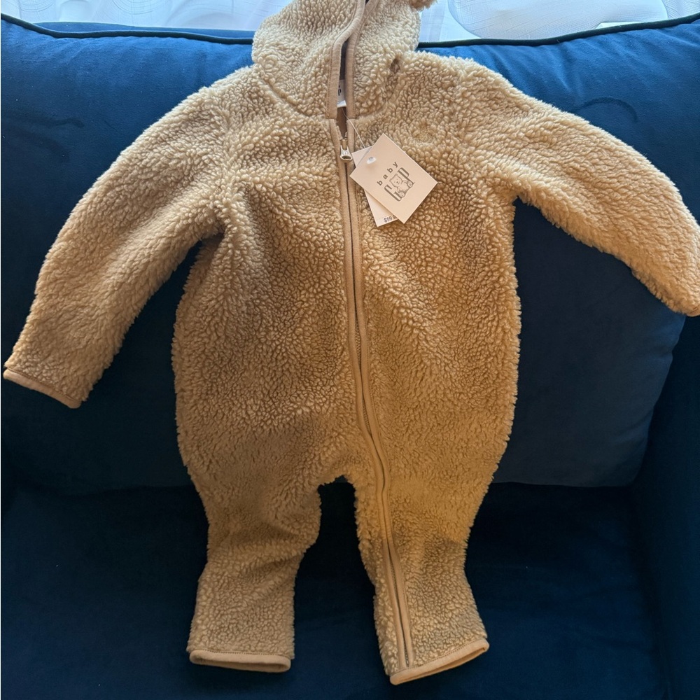 GAP Tan Sherpa Kids Footie
